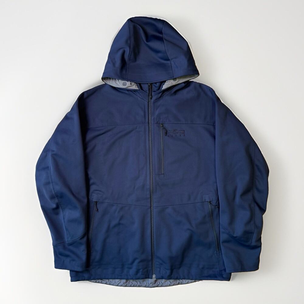 Sitka Jetstream Jacket XL Blue Full Zip Utility Hunting Outerwear